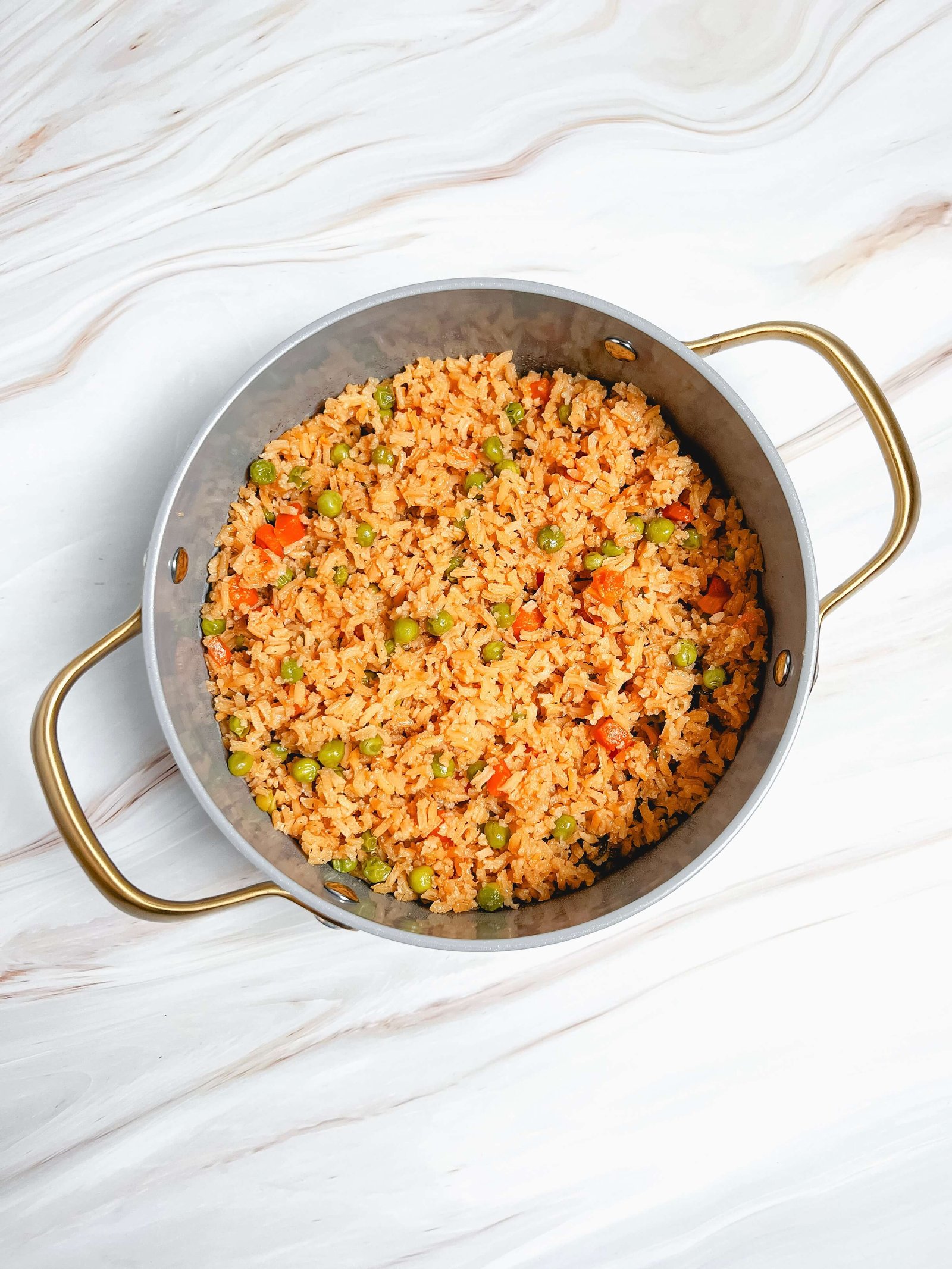 large pot of Mexican rice