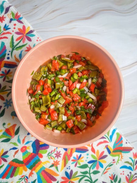 pico de gallo with cactus